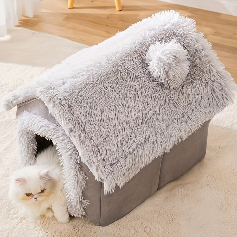 Warm & Secure Detachable Cat Coop