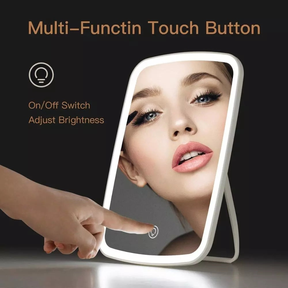 Portable Desktop Ladies Makeup Light Mirrors