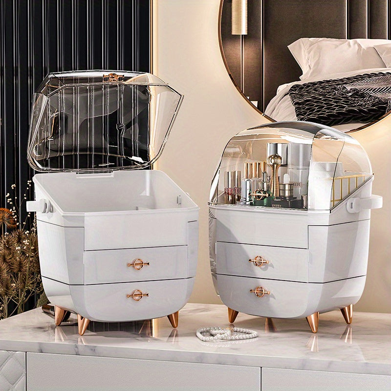 Light luxury cosmetics storage box