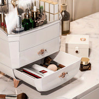 Light luxury cosmetics storage box