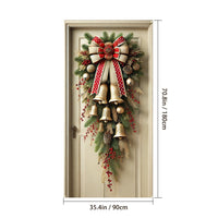 Elegant Christmas Door Curtain