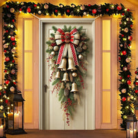 Elegant Christmas Door Curtain