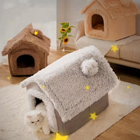 Warm & Secure Detachable Cat Coop