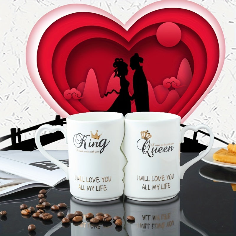 Kissing Couple Ceramic Mugs