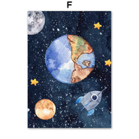 GalacticExplorer™  |  Canvas Astronaut Wall Art Painting