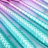 Mermaid Shaped Makeup Brushes