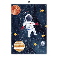 GalacticExplorer™  |  Canvas Astronaut Wall Art Painting