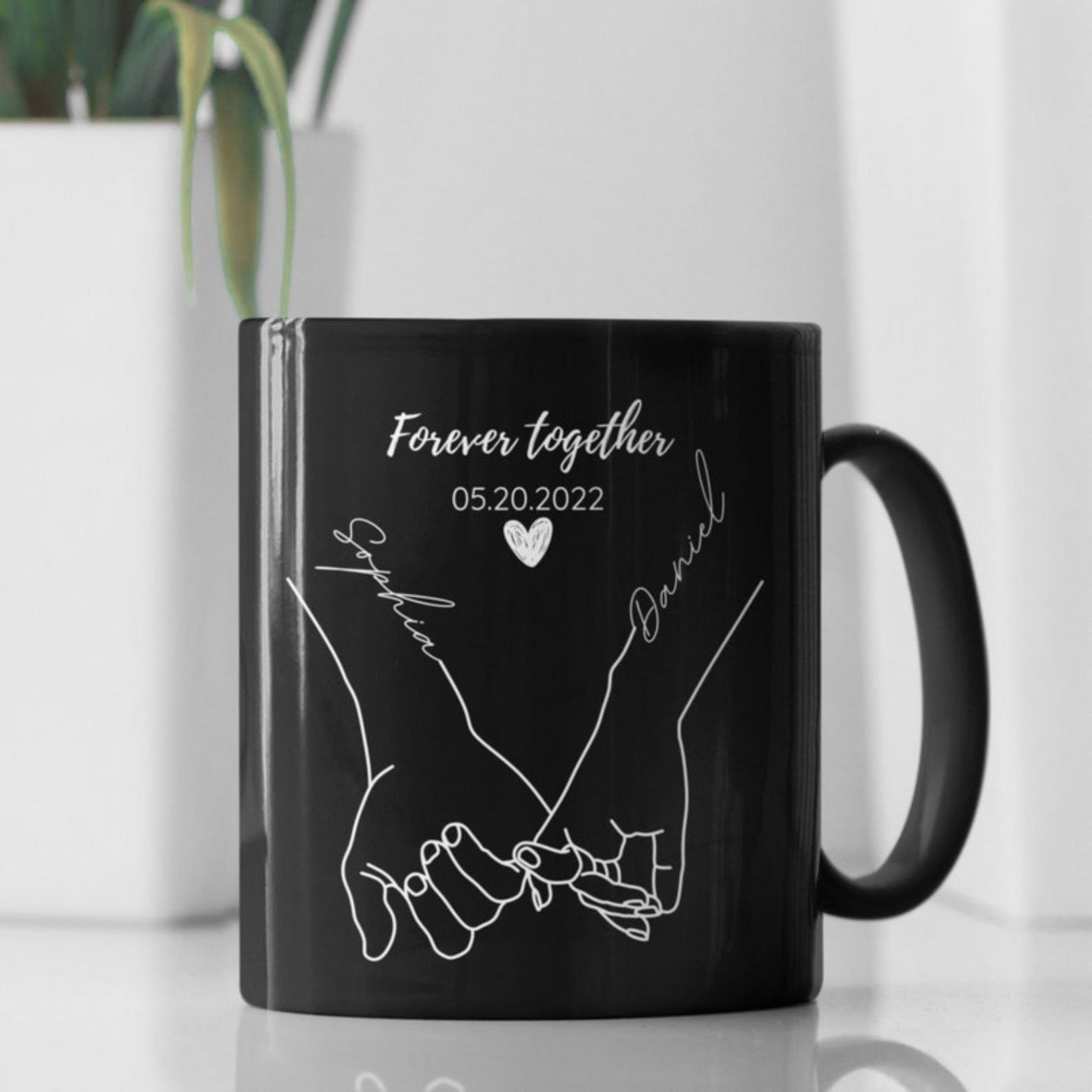 Personalized Valentine's Day Couple Mug