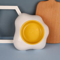 Egg-shaped Pet Bowl Drinking Water