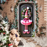 Christmas & Happy New Year Elf Door Curtain